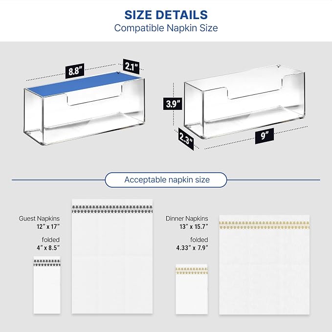 Acrylic Guest Towel Holder - Image 5