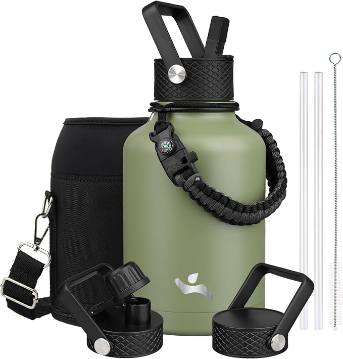 Konokyo 50 oz Insulated Stainless Steel Water Bottle Jug by Konokyo