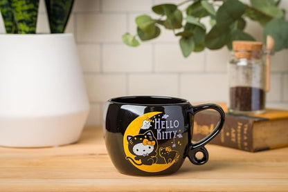 Silver Buffalo Sanrio Hello Kitty, Loop Handle Ceramic Mug, 15.9oz | Halloween - Image 5