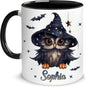 Hyturtle Personalized Halloween Owl Mug by Hyturtle
