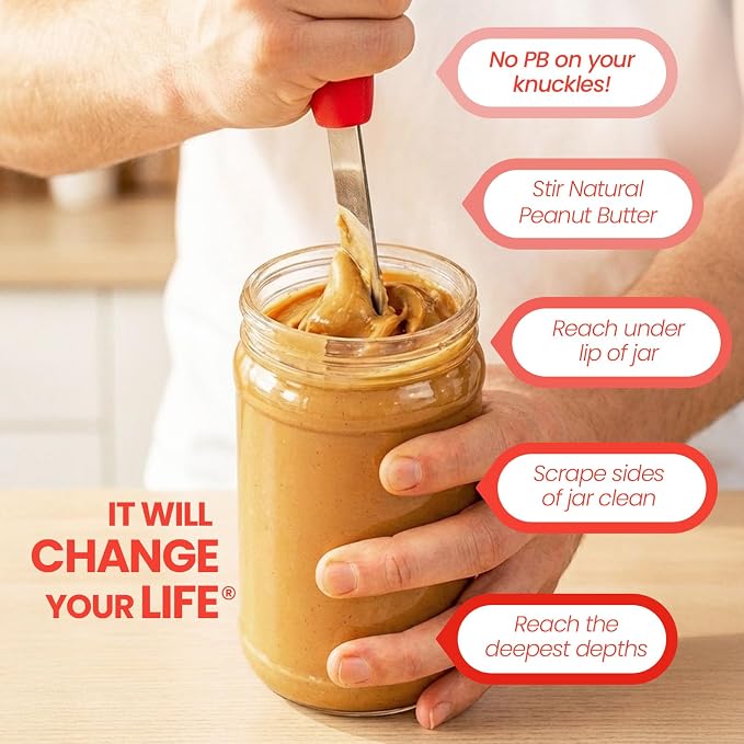 PB-JIFE! The Ultimate PB knife. Stir, and clean the BIG Jars - Image 4