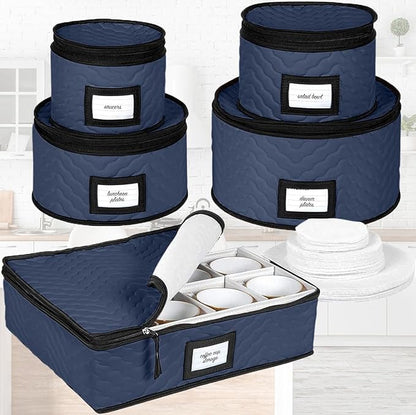 China Storage Containers 5-Piece Set Moving Boxes, Quilted Microfiber | - Image 7