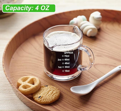 Ackers Espresso cup with Handle, Thickened Bottom and Wall, Double V-Shaped - Image 3