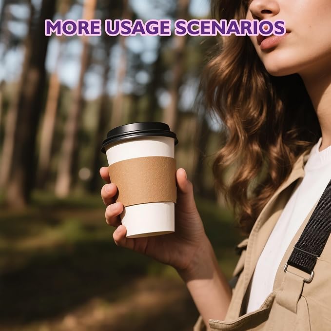 16 oz 50 Pack Disposable Coffee Cups - Image 9