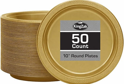 Hanna K. Signature Collection 50 Count Plastic Plate by HannaKSignature