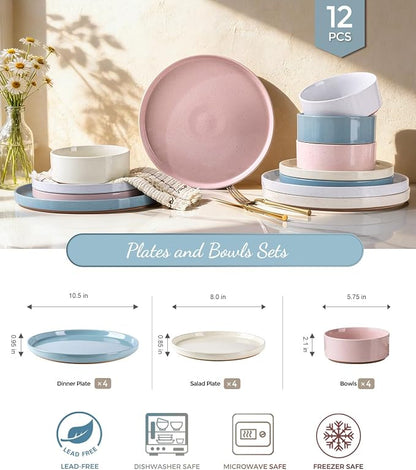 AmorArc Stoneware Dinnerware Sets - Image 2