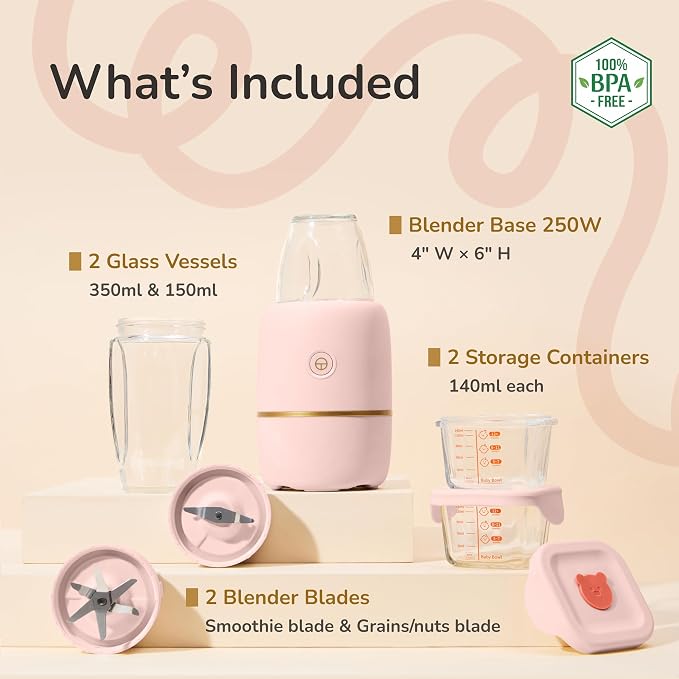 Bubble Blender, Baby Food Maker & Puree Blender - Image 2