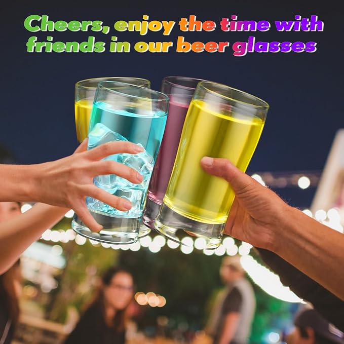 Bokon 12 Pcs Beer Flight Glasses, Small Clear Tasting Cup - Image 5