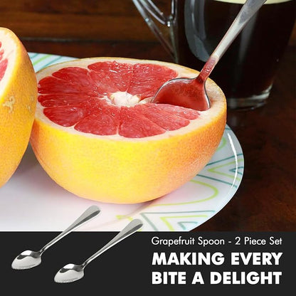 Chef Craft - Select Serrated Grapefruit Spoon, 6.5 Inches 2 Piece Set of - Image 5