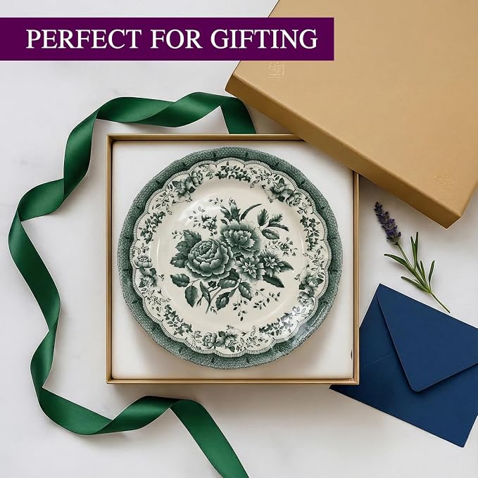 Royal 12-Piece Porcelain Dinnerware Set - Image 11