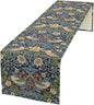 William Morris Floral Table Runner, Flowers Botanical Printed Table Runner by Yearn+Jear
