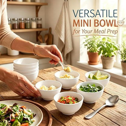 Dessert Bowls 10oz, Unbreakable Wheat Straw Bowls Sets of 8, Mini Plastic Bowls - Image 5
