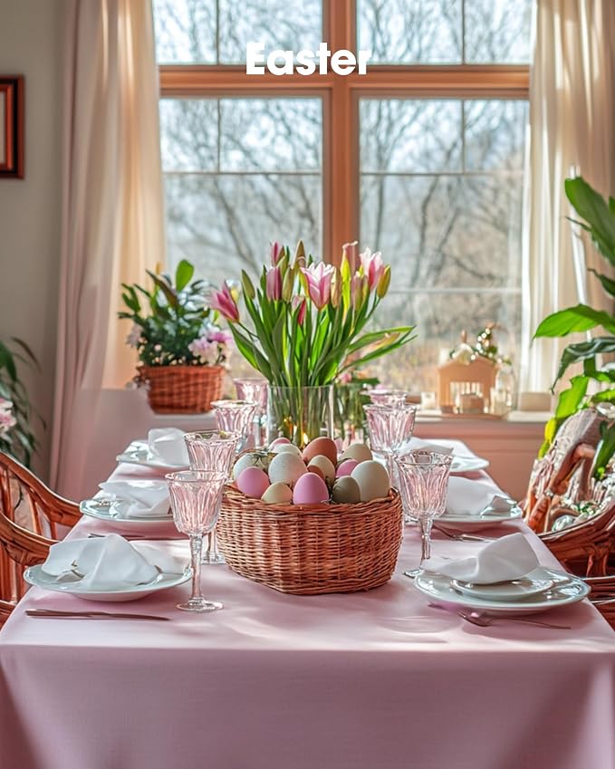 Pureegg Plastic Table Cloth Disposable 12 Pack, 54 x 108 Inch Table Cloths - Image 9
