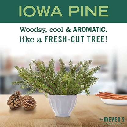 MRS. MEYER'S CLEAN DAY Liquid Dish Soap, Limited Edition Iowa Pine, 16 fl. oz - Pack of 3