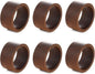 6 Pieces Rustic Wooden Napkin Rings Farmhouse Wooden Napkin Holder Ring Rustic by lasenersm