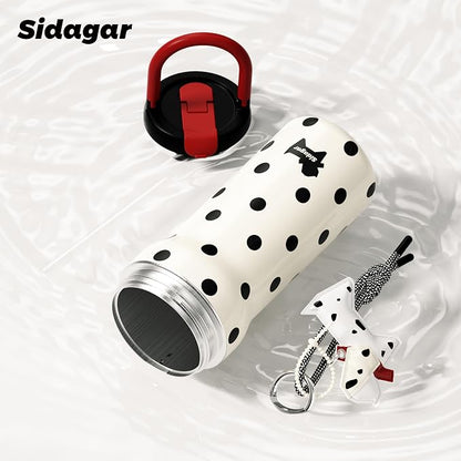 24 oz Insulated Tumbler Ceramic Stainless Steel Water Bottle, Leak Proof - Image 8