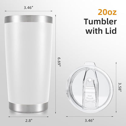 20 oz Tumbler with Lid Stainless Steel Insulated Tumblers, 1 Pack | Leak Proof - Image 5