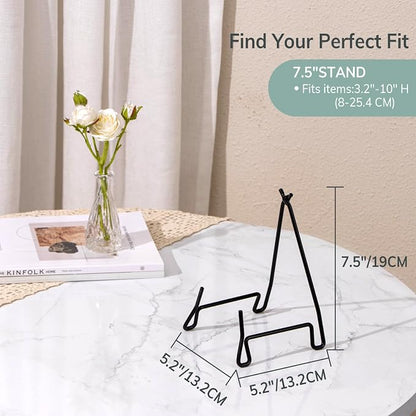 2 Pack Bowl Display Stand, 7.5 Inch Iron Bowl Holder, Plate Stand | - Image 2