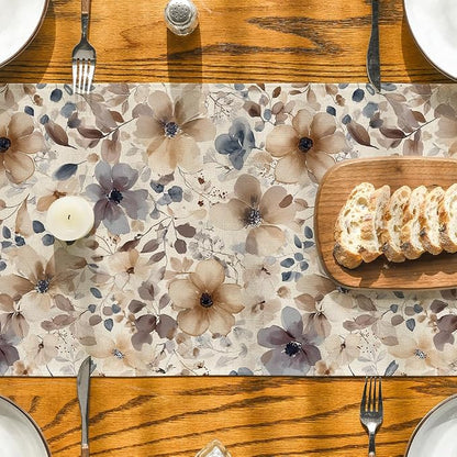 Artoid Mode Poppy Floral 210 GSM Spring Table Runner, Seasonal Summer Fall - Image 7