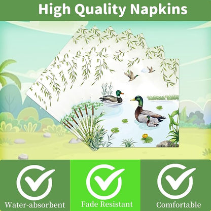 Rakuto Mallard Duck Baby Shower Decorations, Serve 24 - Image 3