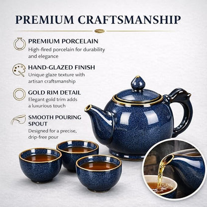 9-Piece Chinese Tea Set, Gongfu Tea Sets - Image 4