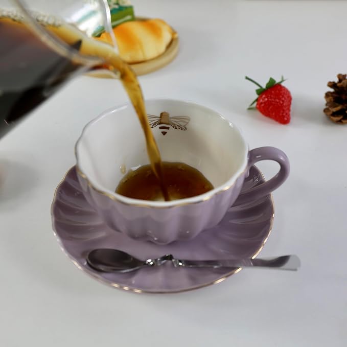 Ceramic Cup& Saucer Set - Image 3