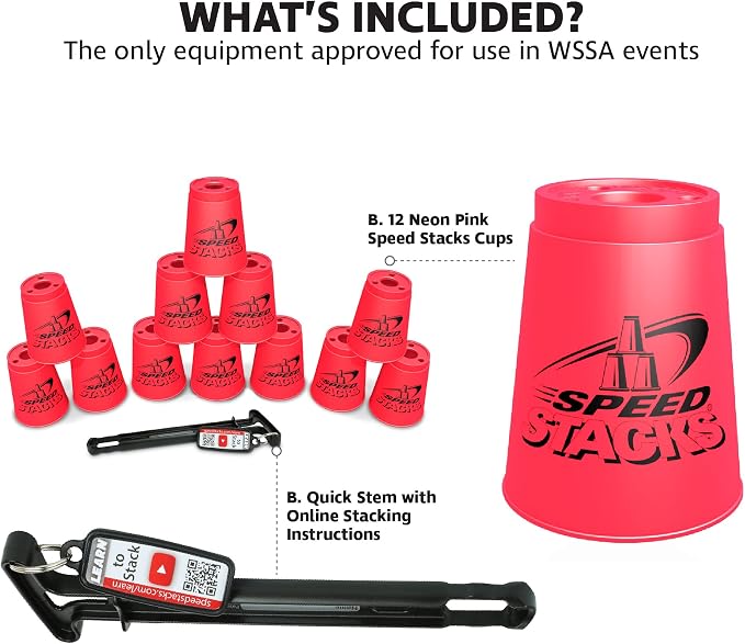 Speed Stacks | Official Sport Stacking Set, Low Friction | WSSA Approved - Image 6