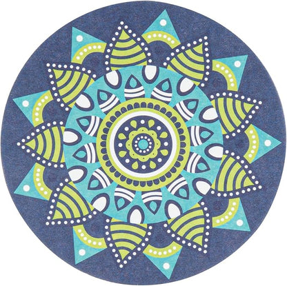 Restaurantware Super Absorbent Coasters 480 Case 4 Inch Assorted Paper Bar Coasters High-Density Pulpboard Beverage Coasters Moisture-Absorbing Durable Drink Coasters - Assorted Designs