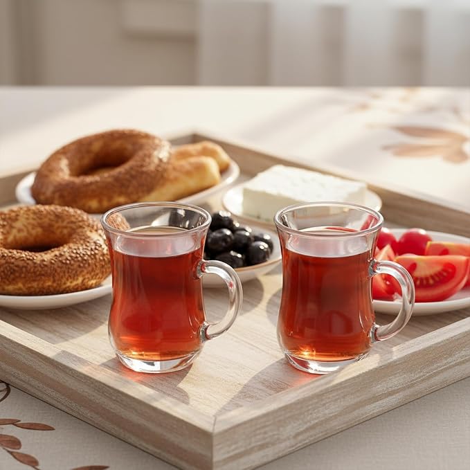 Set of 6 Turkish Tea Glasses - Image 7