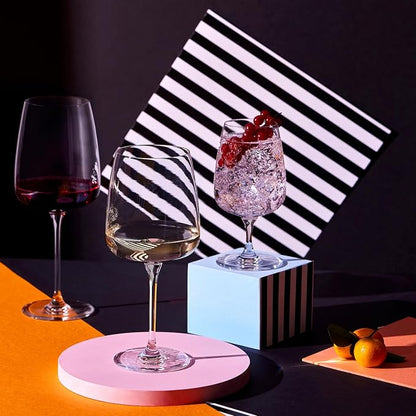Krosno Red Wine Glasses, 20.3 oz, Modern Collection, Versatile and Durable - Image 8