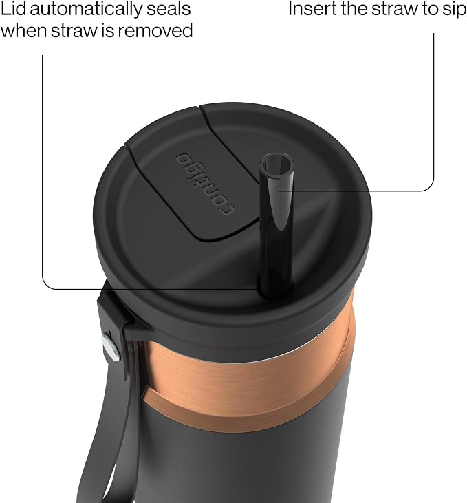 Contigo SnapSeal 24 oz Stainless Steel Vacuum-Insulated Water Bottle - Image 4