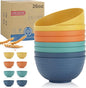 Wheat Straw Bowl Sets, Microwave and Dishwasher Safe Bowls, Bowl Sets by WROVA