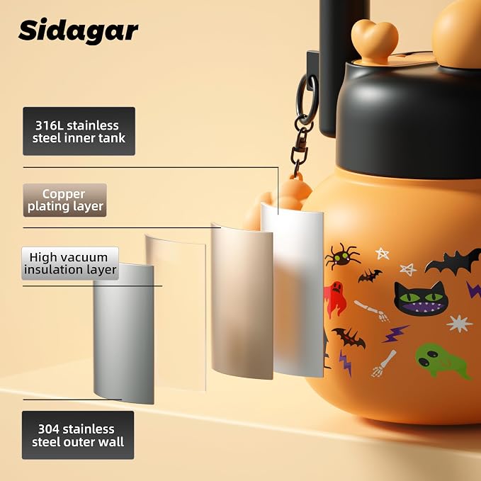 22 oz Tote Insulated Water Bottle - Image 8