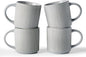 famiware Coffee Mug Set for 4, Star 12 oz Catering Mugs Cup Set by Famiware