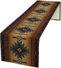 Aztec Table Runner, Southwestern Ethnic Geometric Triditional Table Runner by Yearn+Jear