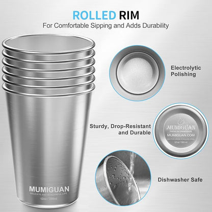 Stainless Steel Cups for Kids 12oz/350ml, Stainless Steel Tumbler | Kids Cups - Image 3