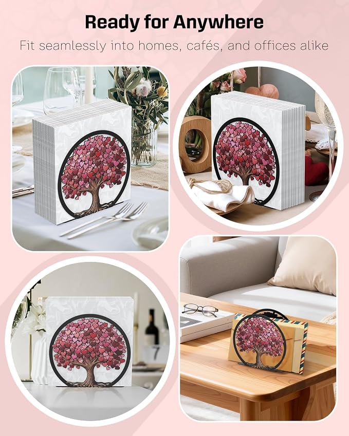 Uniclife Metal Napkin Holder for Table Standing Napkin Dispenser|Luncheon & - Image 6