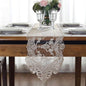 ARTABLE Champagne Lace Table Runner Macrame Dresser Scarf 10 x 70 Inch | by ARTABLE