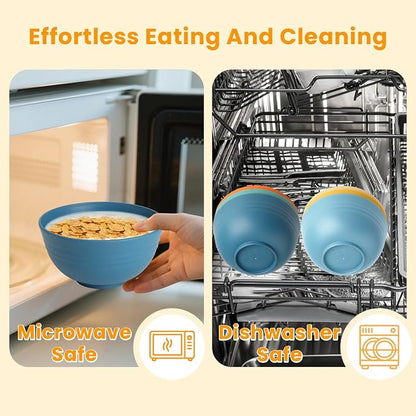 Wheat Straw Bowls Unbreakable Cereal Bowls - Image 3