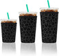 3 Pack Reusable Iced Coffee and Cold Soda Insulated Neoprene Cup Sleeve | Funny by Unknown