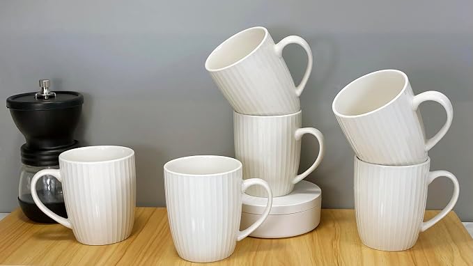 11 Ounce Porcelain Mugs, Hot Cocoa - Image 6