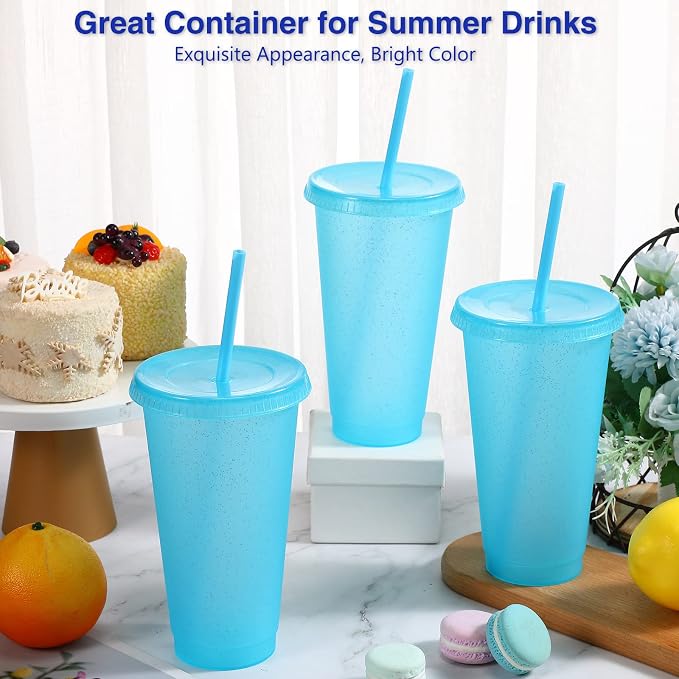 Amyhill 12 Pcs Reusable Glitter Cups - Image 4