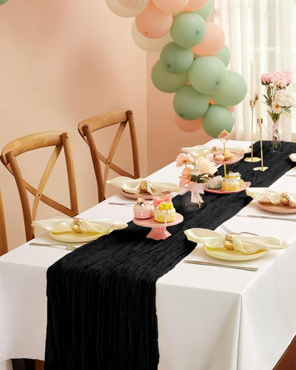 Pureegg 2-Pack Cheese Cloths Table Runner, Baby Shower, Wedding and Farmhouse - Image 6