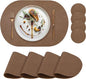 Faux Leather Placemats Set of 4 by yuuzue