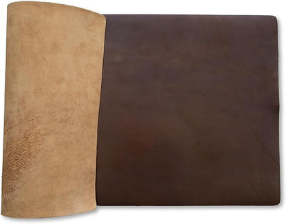 Genuine Leather Desk Pad, Office Desk Mat, Large Desk Blotter, Desk Protector, and Mouse Pad – 31.5" x 15.75" (1.8-2.0 mm) Luggage, Waterproof, Premium Quality for Desk Surface Protection and Comfort
