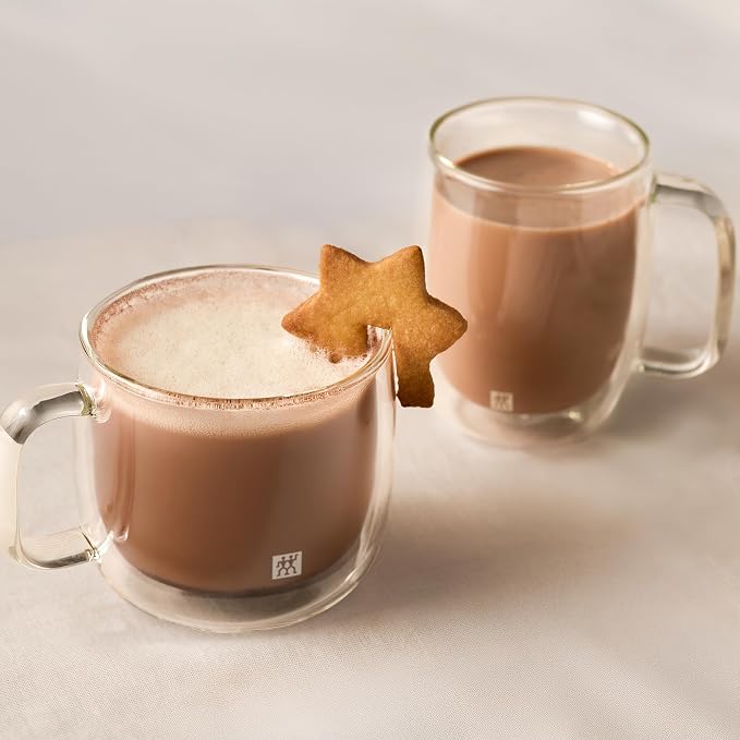 ZWILLING Sorrento Plus 2-pc Double-Wall Glass Cappuccino Mug Set - Image 8