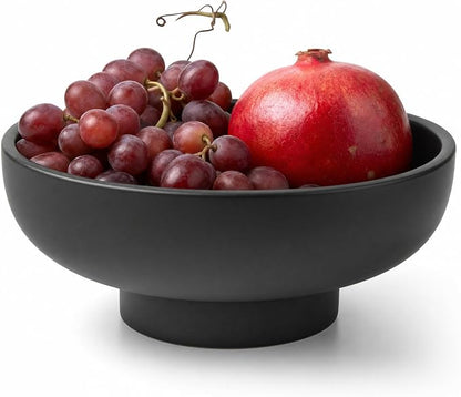 12" Concrete Extra Large Fruit bowl by VivereHome