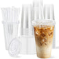 Clawsoff 100 Pack 20 oz Disposable Clear Plastic Cups by BuyNow