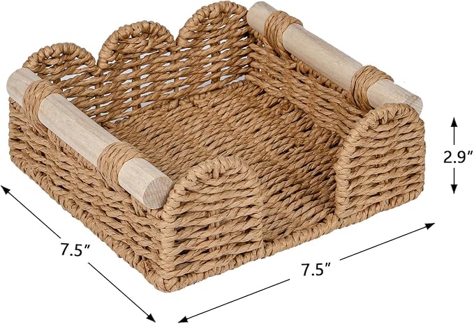 CubesLand Square Scalloped Napkin Holder - Image 4