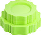 COLOSUS Disposable Cristmas Plastic Plates 60Pcs, Light Green Party Plates, Heavy Duty 30 Dinner plate 10.5" and 30 Salad/Dessert Plate 8.25" for Easter Party Dinner